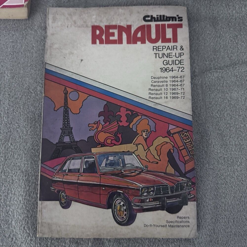 Chilton’s Renault 1975 To 1983 Repair & Tune-Up Guide Softcover Book